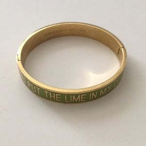 Kate Spade Lime in my coconut bracelet